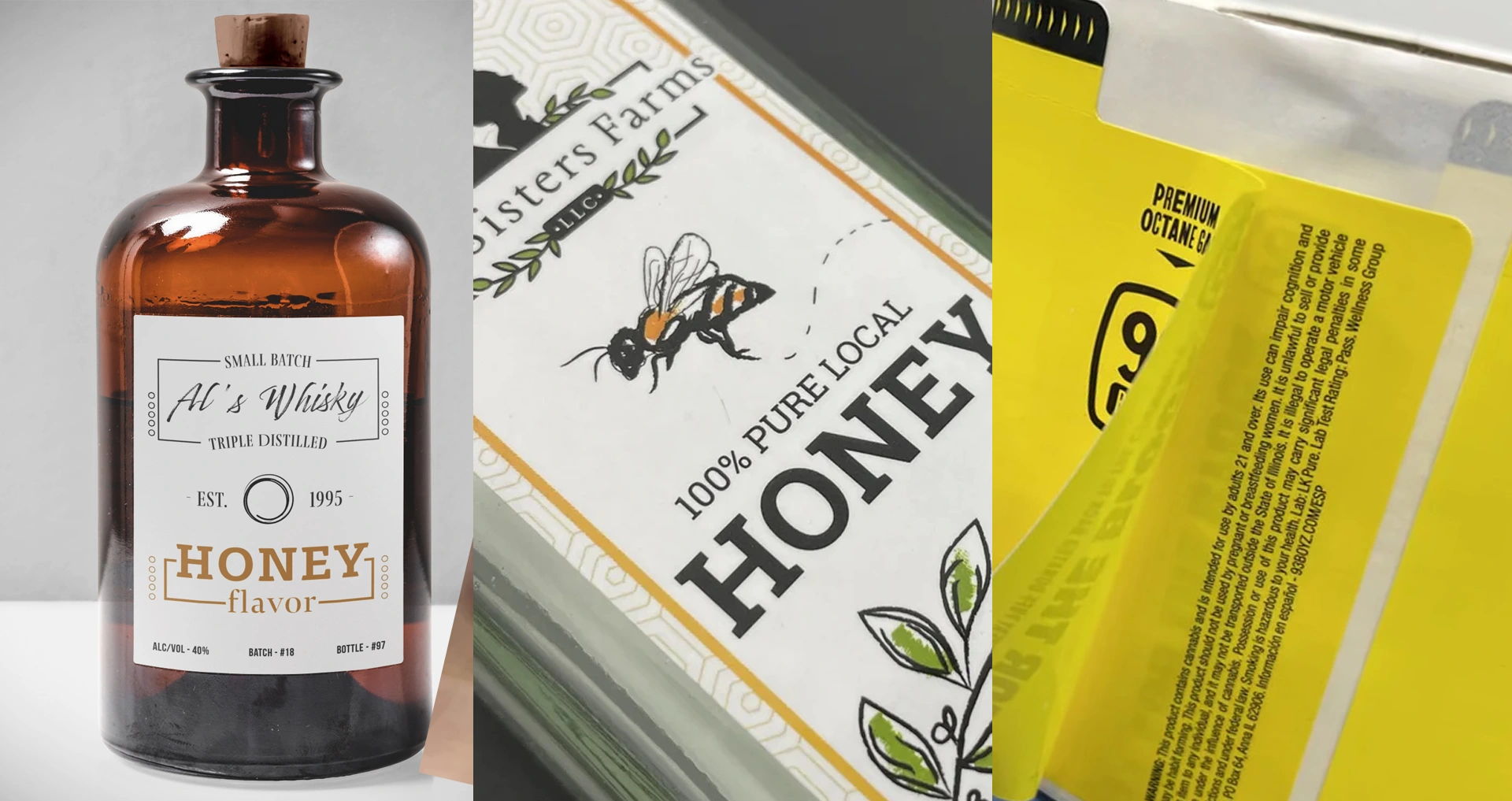 CSI Custom Printed Diecut Labels